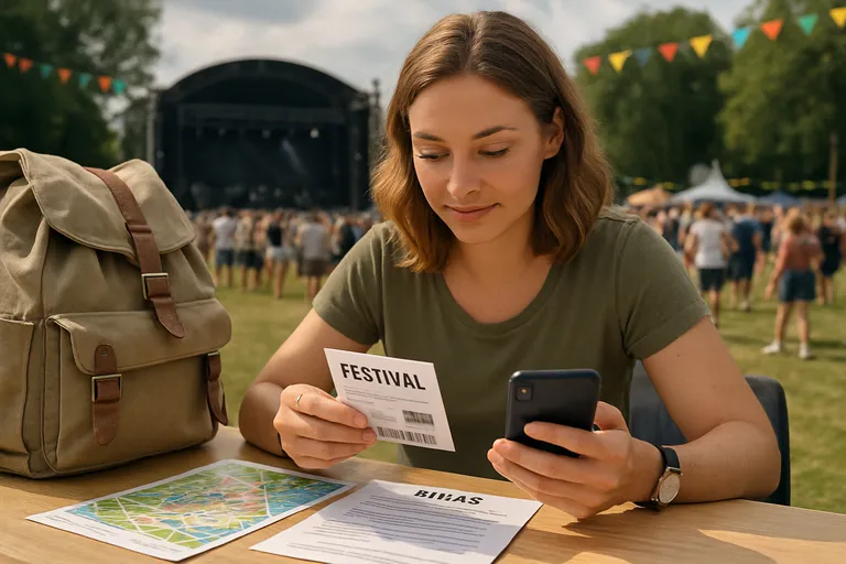 Praktische voorbereiding voor een relaxte festivaldag