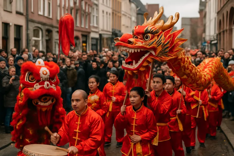 Spring festival vieren in Nederland en België