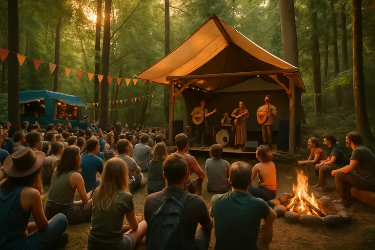Tussen bomen en beats beleef je de betoverende magie van Bosburcht festival