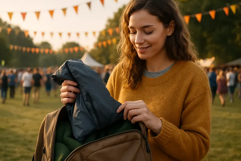 Voorbereiding voor een nazomerfestival
