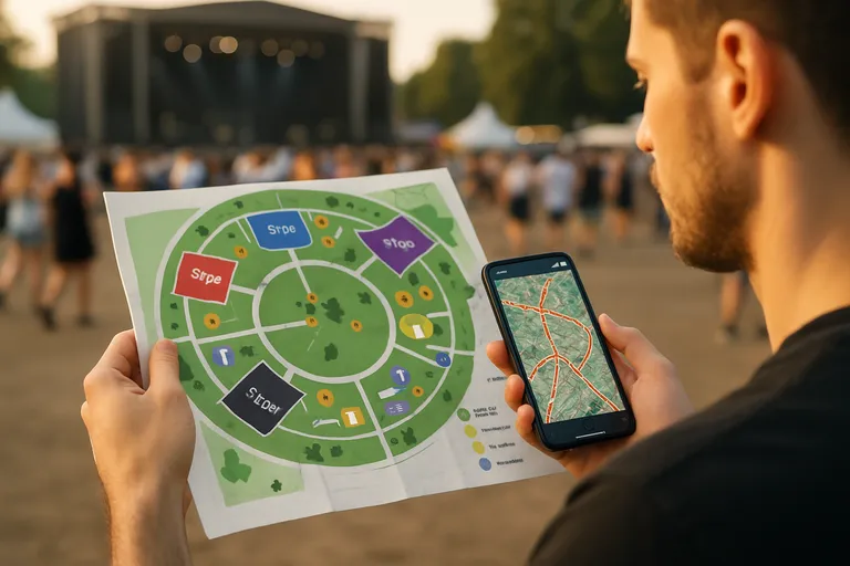 Zo navigeer je moeiteloos over de ring met de festivalplattegrond